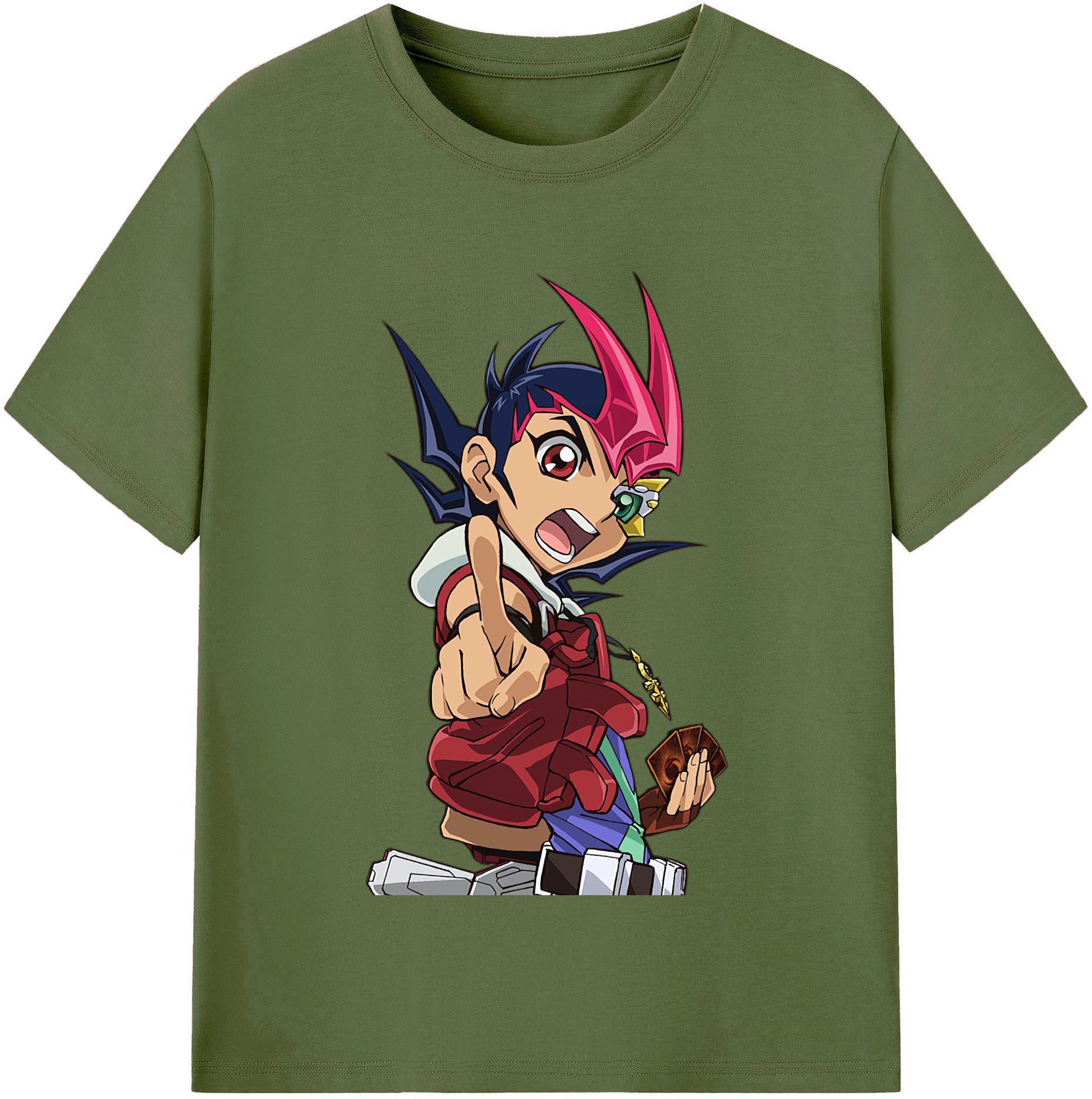 （画像用） 遊☆戯☆王 Yu-Gi-Oh! 綿100％半袖Tシャツ（フロントプリント）